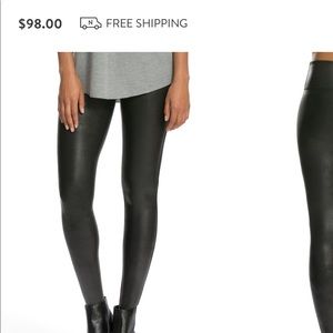 Spanx faux leather leggings